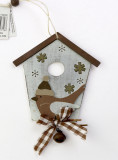 Cumpara ieftin Decoratiune Craciun - Wooden Birdhouse, 10x8cm | Pusteblume
