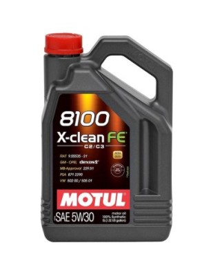 Ulei motor auto Motul 8100 X-Clean Fe, 5W30, 5L foto