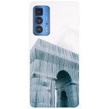 Husa compatibila cu Motorola Edge 20 Lite model Christo&amp;#039;s Arc de Triomphe, Silicon, TPU, Viceversa, Transparent, Carcasa