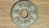 Cumpara ieftin Fiji - moneda de colectie - raritate - 1 penny 1942 S George VI - stare f buna !, Australia si Oceania