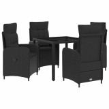 vidaXL Set dining pentru exterior cu pernă 5 pcs 3422293