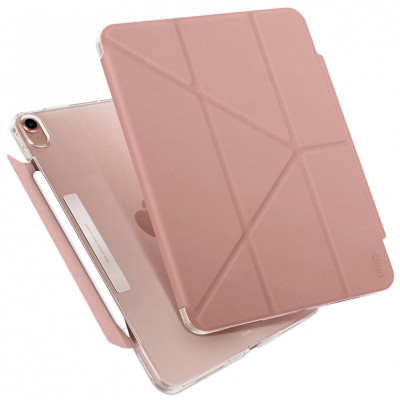 Husa Tableta TPU UNIQ CAMDEN NEW pentru Apple iPad Air (2020), Antimicrobial, PEONY, Roz foto