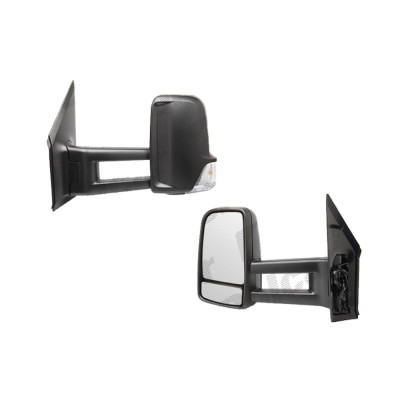 Oglinda exterioara Mercedes Sprinter 209-524 (W906) 07.2006-2017, VW Crafter (2E) 12.2005-04.2017, Dreapta, Crom, electrica, Cu incalzire la amundoua foto