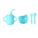 Set 4 piese din silicon,blue
