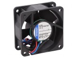 Ventilator axial 12V DC 60x60x25mm 42m3/h 35dBA cu bilă