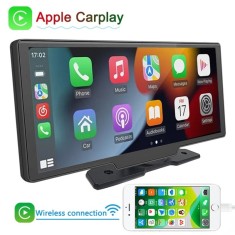 Sistem Multimedia Techstar&reg; Apple Carplay/Android 9006D, Ecran Tactil, 9.3 Inch 1024x600 HD IPS, Bluetooth, Mirror Link, Card TF, Negru