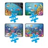 Set 4 Puzzle-uri Subacvatice cu Pesti &ndash; De la 24 la 60 Piese, Educatie prin Joacă