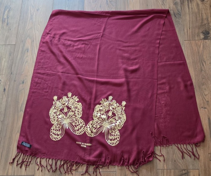 FULAR DAMA LUNG TIP PASHMINA
