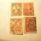 4 Timbre Newfoundland Canada colonie britanica : 2c 1910,1911 ,3c 1923 ,2c 1928