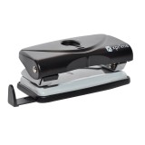 Perforator hartie 2 perforatii 12 coli plastic Negru Xprime Perforator plastic Xprime 12 coli negru