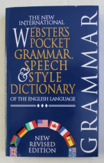 THE NEW INTERNATIONAL WEBSTER&amp;#039; S POCKET GRAMMAR , SPEECH &amp;amp; STYLE DICTIONARY OF THE ENGLISH LANGUAGE , 1998 foto