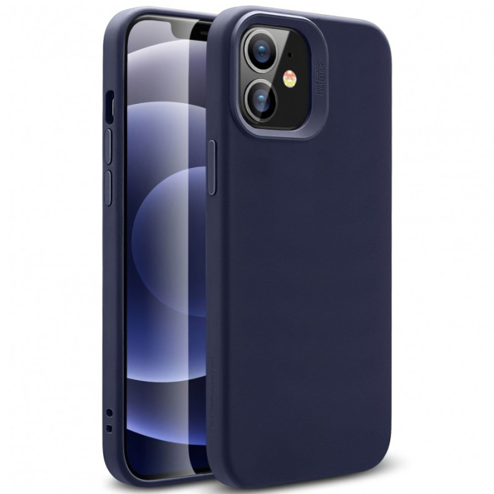 Husa TPU ESR CLOUD HALOLOCK pentru Apple iPhone 12 mini, Bleumarin