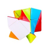 Cub Magic 3x3x3, FanXin Skewb Twisty, Multicolor, 487CUB