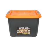 Cutie/Lada depozitare heavy duty 18L cu capac, portocalie, 385x295x260mm, Breckner Germany