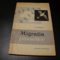 L. Rudescu - Migratia pasarilor - 1958 - uzata