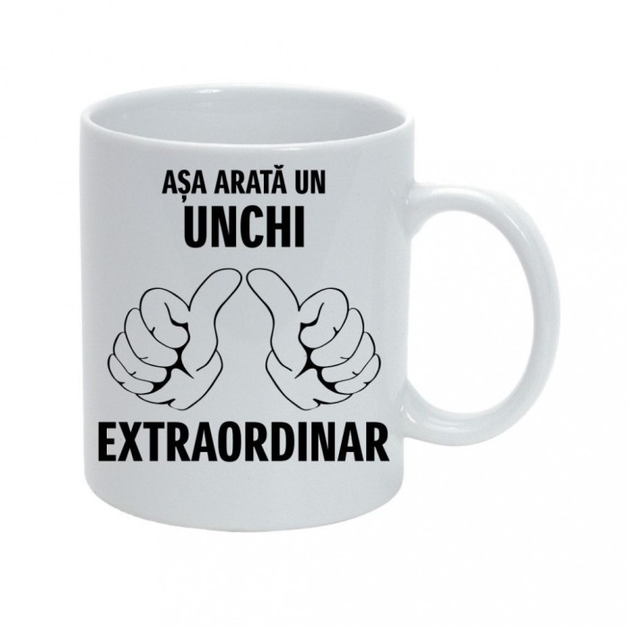 Cana personalizata Asa arata un Unchi