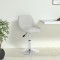 vidaXL Scaun de bucătărie, alb, piele ecologică 335149