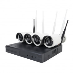 Aproape nou: Kit supraveghere video PNI SafeHome PT960W 1080P, 4 camere wireless, a foto