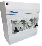 Prize aplicate schuko, cu protectie copii si doua sigurante 1 pol 16A IP20