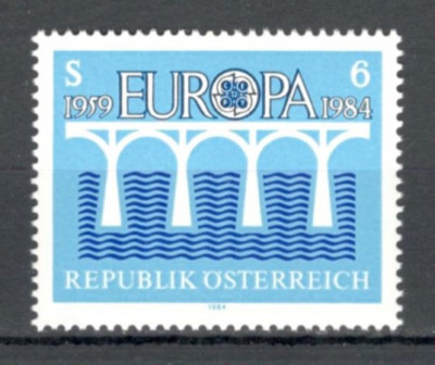 Austria.1984 EUROPA-25 ani CEPT SE.596 foto