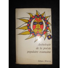 Anthologie de la poesie populaire roumaine (autograf si dedicatie Annie Bentoiu)