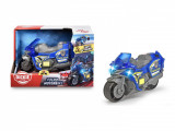 Motocicleta de politie Dickie 15 cm cu lumini si sunete