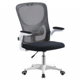 Scaun de birou ergonomic cu suport lombar si cot reglabil, alb, Timelesstools