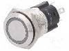 Intrerupator anti-vandalism, ON-ON, &Oslash;16mm, EAO, 82-4151.2143