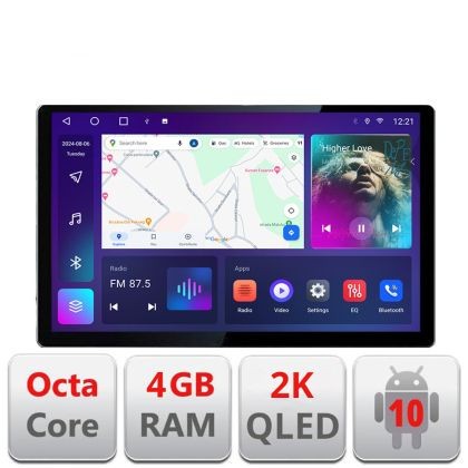 Navigatie dedicata Ssangyong Kyron Actyon N-158 Edonav ecran 13&quot; 2K 8 si 128 Android Waze USB Navigatie 4G 360 Toslink Youtube Rad CarStore Technology