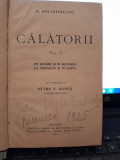 CALATORII - D. BOLINTINEANU , 1915 , DOUA VOLUME COLIGATE