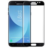 Folie Sticla 5D Full Glue Samsung Galaxy J5 2017 (J530) Neagra, Protectie Ecran Full Cover, Anti-soc, Anti-reflexie, 9H