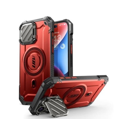 Husa pentru iPhone 16 Pro - Supcase Unicorn Beetle XT MagSafe - Ruddy foto
