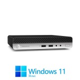 Mini PC HP ProDesk 400 G4, Hexa Core i5-8500T, 16GB DDR4, SSD, Win 11 Home