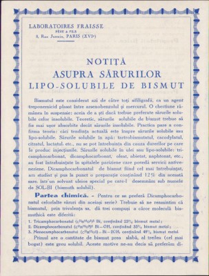 HST A1936 Reclamă medicament Rom&amp;acirc;nia interbelică foto