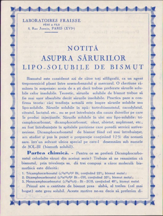 HST A1936 Reclamă medicament Rom&acirc;nia interbelică