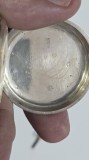 Ceas vintage de buzunar din argint aurit Phenix Watch CO