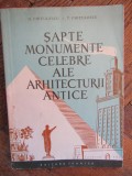 SAPTE MONUMENTE CELEBRE ALE ARHITECTURII ANTICE-G. CHITULESCU, T. CHITULESCU
