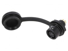 Soclu Mama 5 PIN IP67 3A 30V Lipire foto