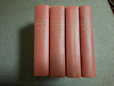 Mihai Eminescu , Opere , 4 volume , editia Cretu , 1936 - 1939 foto