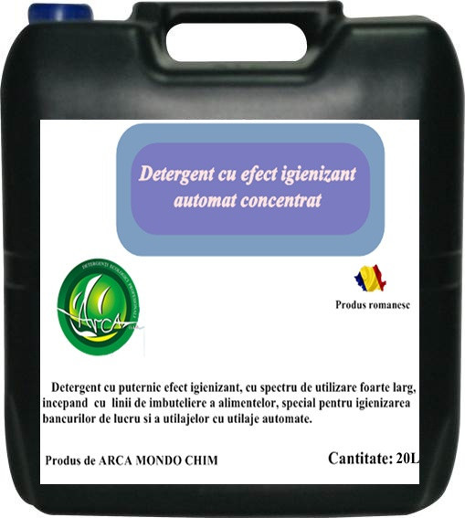 Detergent cu efect igienizant concentrat automat Arca Lux, Bidon 20L