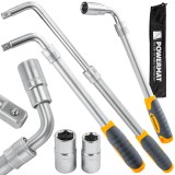 Cheie telescopica pentru roti cu chei tubulare PM-KLDK-530T, 1/2" 350-530mm, Powermat PM1620