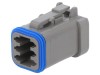 Conector Cabluri PX0 Mamă 6 PIN Gri IP68