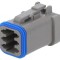 Conector Cabluri PX0 Mamă 6 PIN Gri IP68