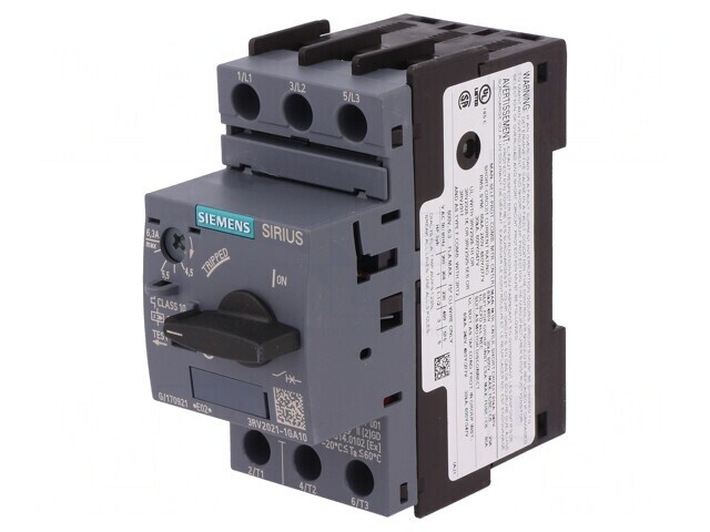 &Icirc;ntrerupător motor 2,2kW pentru șină DIN 220-690VAC