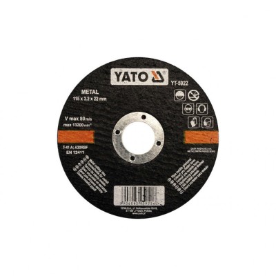 Disc debitat metale 125 x 1.2 x 22 mm Yato YT-5923 foto