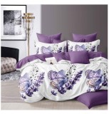Cumpara ieftin Lenjerie pat dublu,bumbac finet,6 piese,cearceaf normal 220x240cm, cearceaf pilota 200x220cm, 2 fete de perna 50x70, 2 fete de perna 70x70-A1170