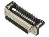 Conector D-Sub 25 Pin Soclu 90&deg; THT M3