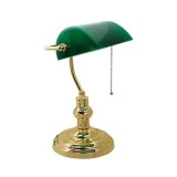 Lampa pentru birou, E27, max 60W, HL090, HORO, verde / 048-014-0060