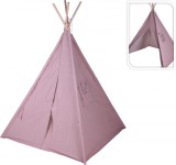 Cort teepee roz pentru copii,Roz