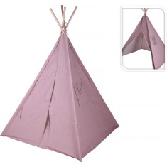 Cort teepee roz pentru copii,Roz